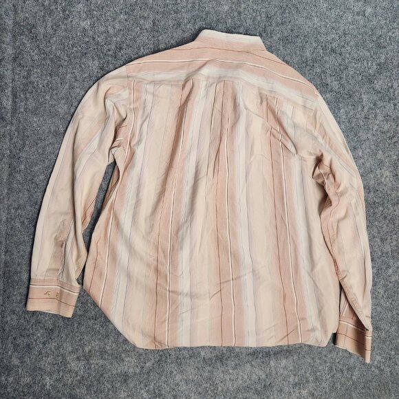 Tommy Bahama Silk Hawaiian Shirt Men XL Multicolor Long Sleeve Button Down Lined - Picture 2 of 6